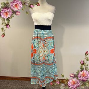 Trixxi junior strapless Maxi dress size medium